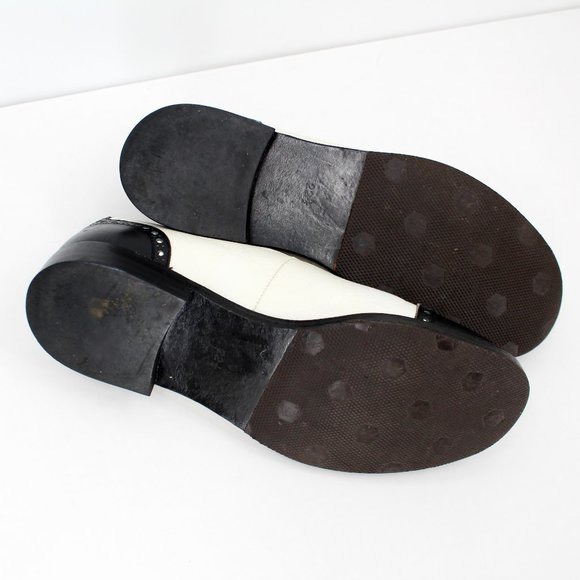 SOLD*************Comme Des Garcons Shoes Black White Mary Janes - Picture 16 of 16